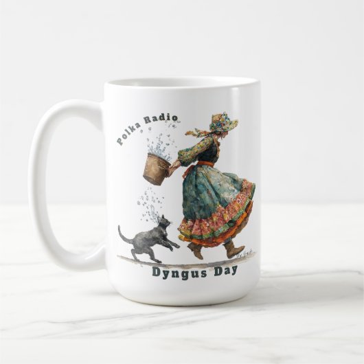 Happy Dyngus Day Mug Kaffeetasse (Links)