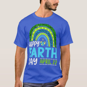 Happy Earth Day 2022 Rainbow Trendy 52. Anniversa T-Shirt