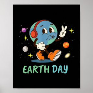 Happy Earth Day 2024 Funny Earth Day Kinder Kleink Poster