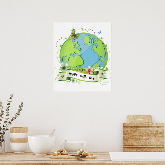 Happy Earth Day 2024 Poster (Küche)