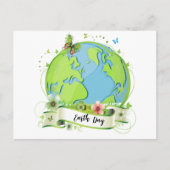 Happy Earth Day 2024 Postkarte (Vorderseite)