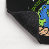 Happy Earth Day 2024 Rette unseren Planeten Niedli Mousepad (Ecke)