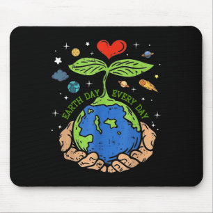 Happy Earth Day 2024 Rette unseren Planeten Niedli Mousepad