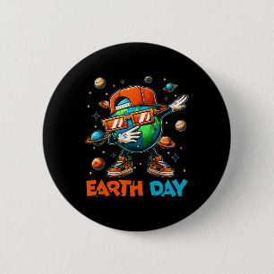 Happy Earth Day 2025 Funny Earth Day Kinder Kleink Button