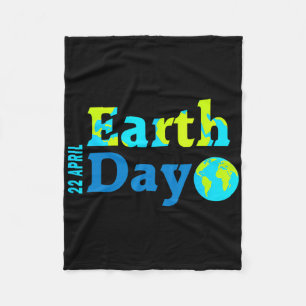 Happy Earth Day 2025 - Geschenke Earth Day Kids Bo Fleecedecke