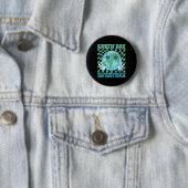 Happy Earth Day 2025 Retro Groovy Earth Day Everyd Button (Beispiel)