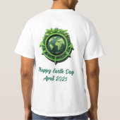 Happy Earth Day 2025 T-Shirt (Rückseite)