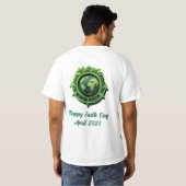 Happy Earth Day 2025 T-Shirt (Schwarz voll)