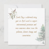 Happy Earth Day April 22nd   (Rückseite)
