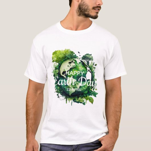 Happy earth day  celebration 2026 T-Shirt (Vorderseite)