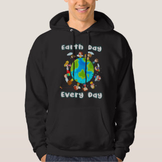 Happy Earth Day Children rund um die Welt Earth Da Hoodie