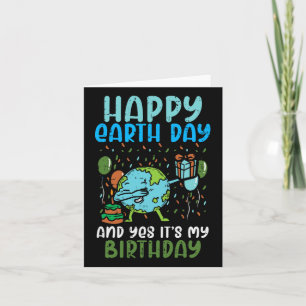 Happy Earth Day Dab Geburtstag 22. April Boys Girl Karte
