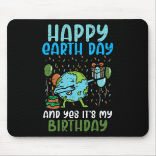 Happy Earth Day Dab Geburtstag 22. April Boys Girl Mousepad