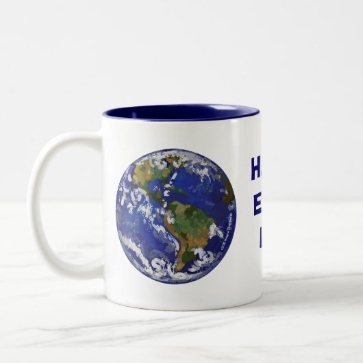 Happy Earth Day Eart Art Tasse (Links)