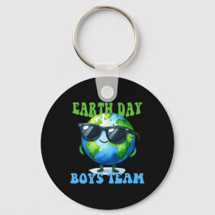 Happy Earth Day Earth Day Boys Team Planet Boy Kid Schlüsselanhänger