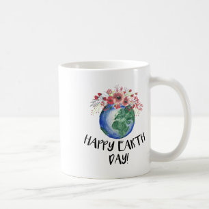 Happy Earth Day Earth Day Hippie Öko Change Gift Kaffeetasse