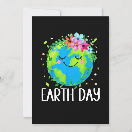 Happy Earth Day Einladung (Vorderseite)