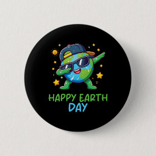 Happy Earth Day Funny Earth Day Kinder Kleinkind B Button