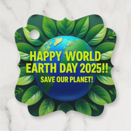 Happy Earth Day Geschenkanhänger