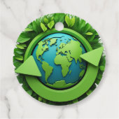 Happy Earth Day Geschenkanhänger (Rückseite)