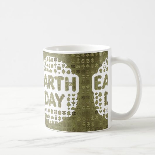 Happy Earth Day - Geschenkidee Kaffeetasse (Rechts)