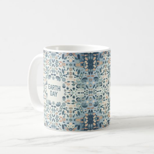 Happy Earth Day - Geschenkidee Kaffeetasse (Vorderseite Links)