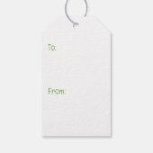 Happy Earth Day Golden Retriever Hundegarten Geschenkanhänger (Rückseite)