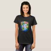 Happy Earth Day mit Blume Friedlich Earth Day Flo T-Shirt