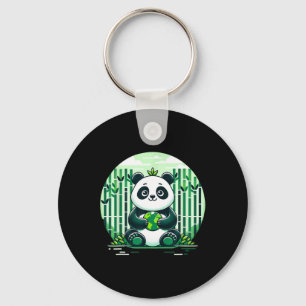 Happy Earth Day mit Panda Schlüsselanhänger
