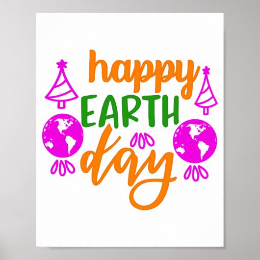 Happy Earth Day Poster (Vorne)
