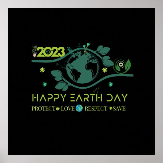 Happy Earth Day Poster (Vorne)