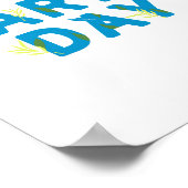 Happy Earth Day Poster Öko Holiday Geschenk (Ecke)