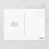 Happy Earth Day Postkarte (Rückseite)