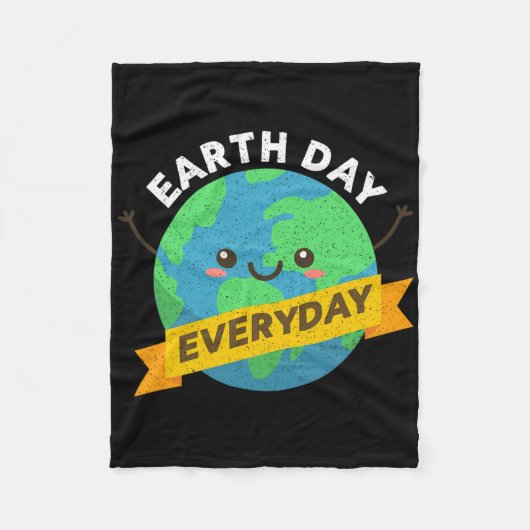 Happy Earth Day Recycle Funny Science The Fleecedecke (Vorderseite)
