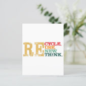 Happy Earth Day Recycle Wiederverwendung - Die Erd (Stehend Vorderseite)