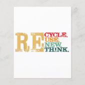 Happy Earth Day Recycle Wiederverwendung - Die Erd (Rückseite)