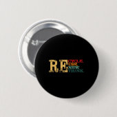 Happy Earth Day Recycle Wiederverwendung - Die Erd Button (Vorne & Hinten)