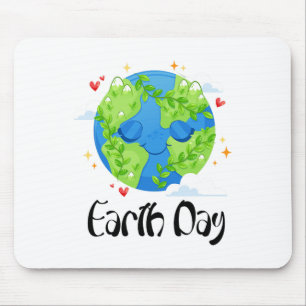 Happy Earth Day Shirt Niedlich Earth Day Men Women Mousepad