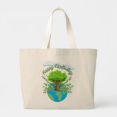 Happy Earth Day Tasche (Rückseite)