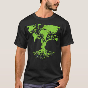 Happy Earth Day Tree Roots, Umwelt, Planet T-Shirt