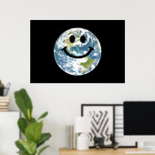 Happy Earth Poster (Heimbüro)