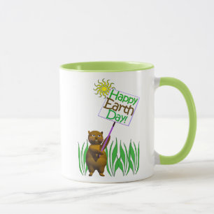 Happy Earthday Igel Tasse