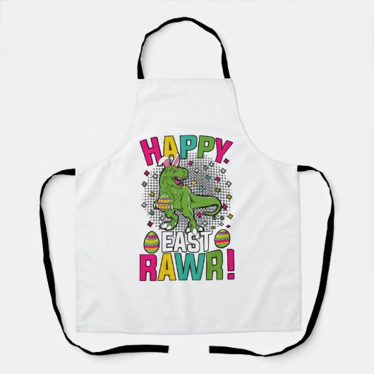 Happy East Rawr Oaster T-Rex Schürze (Vorderseite)