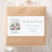 Happy Easter Aquarell Spring Blume Bouquet (Insitu)