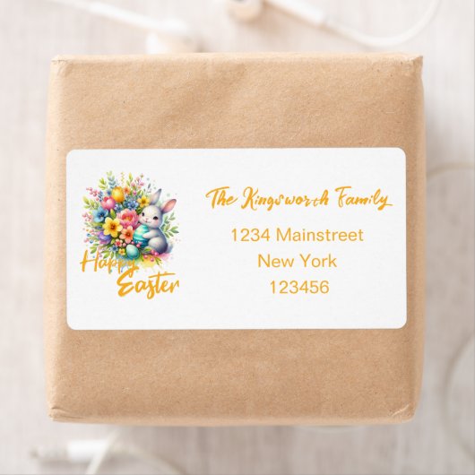 Happy Easter Aquarell Spring Blume Bouquet (Insitu)