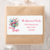 Happy Easter Aquarell Spring Blume Bouquet (Insitu)