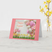 **HAPPY EASTER** AUF EINE BESONDERE KINDERKARTE KARTE (Gelbe Blume)