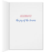 Happy Easter Baby Bunny and Chick with Daffodis (Innen (Rechts))