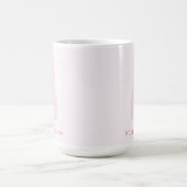 Happy Easter Baby Pink Bunny Schwanz Kaffeetasse (Mittel)