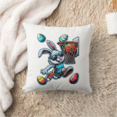Happy Easter Basketball Boys Easter Bunny Funny Ea Kissen (Decke)